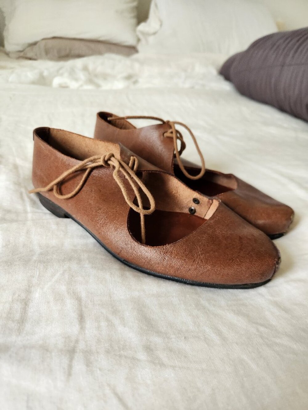Caboclo Bahia Handmade Leather flats 38